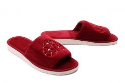 METEOR 044 ZUZA bordo, kapcie damskie. Czerwone kapcie damskie Meteor, bez wzorów. Za 44.99 zł.