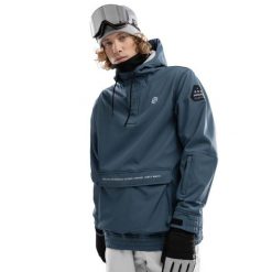 Męska kurtka snowboardowa Sporty zimowe Siroko W3 Celsius. Niebieskie kurtki snowboardowe męskie SIROKO, l, bez wzorów, z softshellu, bez kaptura, narciarskie. W wyprzedaży za 297.00 zł.