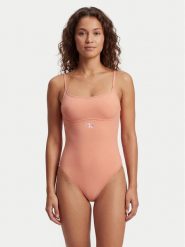 Calvin Klein Swimwear Strój kąpielowy LV00Q61217 Różowy. Czerwone kostiumy jednoczęściowe damskie Calvin Klein Swimwear, xl, bez wzorów, z syntetyku. Za 389.99 zł.