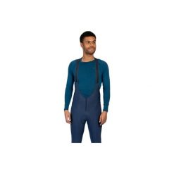 Legginsy na ramiączkach Endura FS260-Pro Thermo II. Niebieskie krótkie spodenki sportowe męskie ENDURA, l, bez wzorów, rowerowe. Za 560.50 zł.