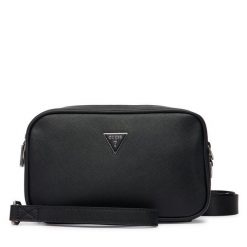 Saszetka Guess. Czarne saszetki męskie Guess, młodzieżowe, małe. Za 329.99 zł.