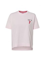 Marie Lund Koszulka Kobiety Bawełna (100%) różowy, S. Czerwone t-shirty damskie Marie Lund, s, bez wzorów, z bawełny, eleganckie, bez kołnierzyka. Za 119.95 zł.