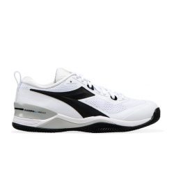 Buty damskie Diadora SPEED BLUSHIELD 5 clay. Białe obuwie sportowe damskie Diadora, bez wzorów, tenisowe. Za 480.00 zł.