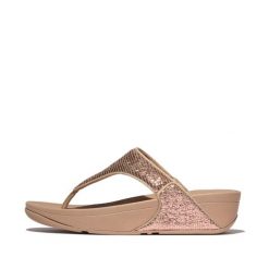 Klapki damskie FitFlop Lulu. Brązowe klapki damskie FIT FLOP, bez wzorów, eleganckie, bez obcasa. Za 377.00 zł.