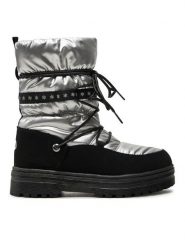 Leaf Śniegowce Sigtuna LSIGT201Q Srebrny. Szare buty zimowe dziewczęce Leaf, z tworzywa sztucznego, bez zapięcia. Za 299.99 zł.