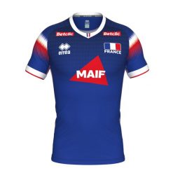Koszulka domowa Francji 2025/26. Białe koszulki sportowe męskie ERREA, bez wzorów, bez kołnierzyka, bez ramiączek, do siatkówki. Za 306.00 zł.