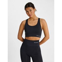 Stanik fitness cardio Hummel hmltif. Czarne obuwie sportowe damskie Hummel, bez wzorów, na fitness i siłownię. Za 152.50 zł.
