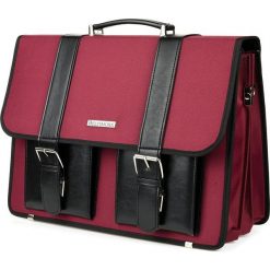 Beltimore Beltimore luksusowa męska aktówka teczka torba duża na laptopa bordowa I36. Czerwone torby na laptopa męskie Beltimore, bez wzorów. Za 194.99 zł.