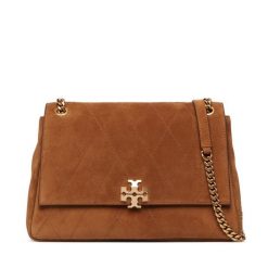 Torebka Tory Burch. Brązowe torebki do ręki damskie Tory Burch, bez wzorów, klasyczne, bez dodatków. Za 3,334.00 zł.