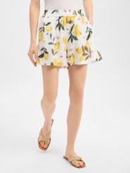 Marie Lund Szorty Kobiety wiskoza (100%) biały|wielokolorowy, L. Białe szorty damskie Marie Lund, na lato, l, bez wzorów, z materiału. Za 139.95 zł.