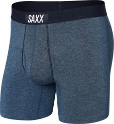 SAXX Bokserki męskie wygodne SAXX ULTRA Boxer Brief Fly - granatowe S. Bokserki męskie Saxx, m, bez wzorów. Za 110.49 zł.