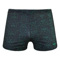 Strój kąpielowy LIAK mężczyzna ciemnoszary zielono-niebieski. Niebieskie kąpielówki męskie Legea, m, bez wzorów, do pływania. Za 56.00 zł.