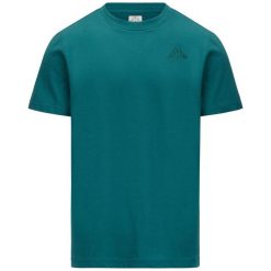Koszulka Kappa Cafers Slim. Zielone koszulki sportowe męskie Kappa, m, bez wzorów, z bawełny, bez kołnierzyka, bez ramiączek, na fitness i siłownię. Za 128.00 zł.
