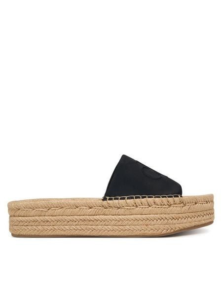 Calvin Klein Espadryle Ebeth HW0HW02894 Czarny. Czarne espadryle damskie Calvin Klein, bez wzorów, z materiału, bez obcasa, bez zapięcia. Za 224.99 zł.