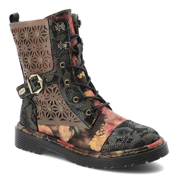 Wielobarwne Botki Laura Vita Eleganckie Obuwie Damskie. Kozaki damskie Laura Vita, bez obcasa. Za 475.99 zł.