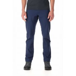 Spodnie softshellowe męskie Rab Men's Incline Pants. Niebieskie spodnie materiałowe męskie RAB, m, bez wzorów. Za 414.99 zł.