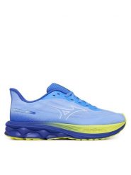 Mizuno Buty do biegania Wave Skyrise 7 J1GD2609 Niebieski. Niebieskie buty sportowe męskie Mizuno, ze skóry, bez zapięcia, do biegania. Za 599.99 zł.