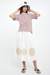 T-shirt damski w paski Multid WEEKEND MAX MARA. T-shirty damskie Weekend Max Mara, m, bez wzorów, bez kołnierzyka. W wyprzedaży za 295.20 zł.