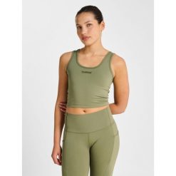 Damski tank top Hummel Hiit Intensity. Czarne obuwie sportowe damskie Hummel, bez wzorów, na fitness i siłownię. Za 240.50 zł.