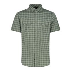 Koszula elastyczna CMP. Zielone koszule męskie CMP, m, bez wzorów, bez kołnierzyka, bez ramiączek. Za 232.90 zł.