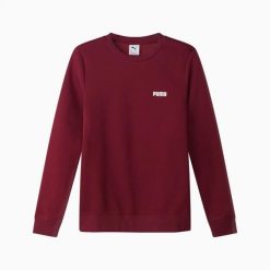 Bluza damska Puma ESS SMALL LOGO CREW FL 68831422. Fioletowe bluzy sportowe damskie Puma, m, bez wzorów, z bawełny, bez kaptura. Za 129.94 zł.