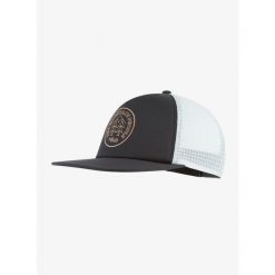 Czapka z daszkiem Rab Cirque Print Cap - beluga/pewter. Czarne czapki i kapelusze damskie RAB, bez wzorów. Za 119.99 zł.
