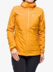Kurtka ocieplana damska Haglofs Mimic Silver Hood. Żółte kurtki damskie Haglöfs, m, bez wzorów, z syntetyku, bez kaptura. Za 552.45 zł.