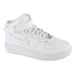 Buty sportowe Sneakersy dziewczęce, Air Force 1 Mid EasyOn Gs. Białe buty sportowe dziewczęce Nike, bez wzorów, bez zapięcia, trekkingowe, Nike Air Force. Za 449.99 zł.