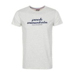 T-shirt Peak Mountain Cosmo. Szare t-shirty męskie Peak Mountain, m, bez wzorów, casualowe, bez kołnierzyka. W wyprzedaży za 141.00 zł.