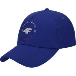 Czapka z daszkiem damska CAD302 - kobalt. Czapki i kapelusze damskie marki 4f. W wyprzedaży za 29.99 zł.
