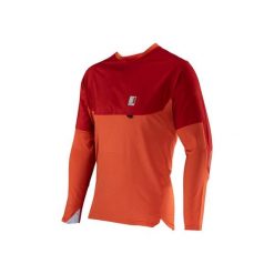 Koszulka rowerowa LEATT Jersey MTB AllMtn 4.0. Czerwone bluzy męskie LEATT, bez wzorów, z jersey, bez kołnierzyka, bez ramiączek, rowerowe. Za 449.00 zł.