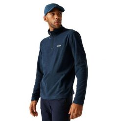 Bluza Polarowa Męska Melanżowy Suwak Do Połowy Thompson. Niebieskie bluzy męskie Regatta, l, bez wzorów, z elastanu, bez kaptura. Za 94.99 zł.
