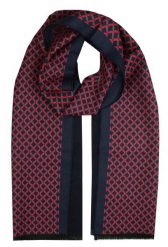 Elegancki Szalik Bawełniany - Alties - Geometryczny Wzór. Szaliki męskie Alties, na zimę, bez wzorów, z bawełny. Za 99.00 zł.