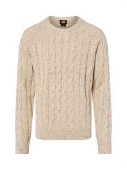 Dickies sweter z dzianiny Mężczyźni Bawełna beżowy, XS. Brązowe swetry przez głowę męskie Dickies, m, bez wzorów, z bawełny, bez kołnierzyka. Za 279.95 zł.
