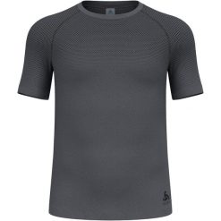 Koszulka termoaktywna z krótkim rękawem męska Odlo PERFORMANCE LIGHT ECO. Szare koszulki sportowe męskie Odlo, m, bez wzorów, z elastanu, bez kołnierzyka, bez ramiączek, na fitness i siłownię. Za 169.99 zł.