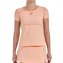 T-shirt Bullpadel Albala Kobieta. Brązowe t-shirty damskie bullpadel, xs, bez wzorów, z materiału, eleganckie, bez kołnierzyka. Za 205.30 zł.