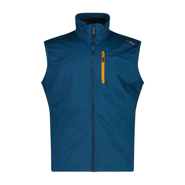 Kurtka softshell bez rękawów CMP. Brązowe kurtki męskie CMP, m, bez wzorów, z softshellu, bez kaptura. Za 275.70 zł.