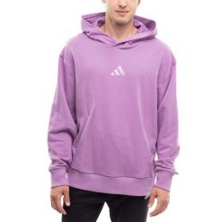 Bluza Dresowa Męska adidas z Kapturem Sportowa Bawełniana Hoodie roz. S. Czerwone bluzy męskie Adidas, m, bez wzorów, z bawełny, z kapturem. Za 223.00 zł.