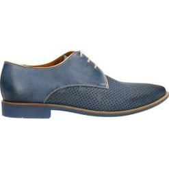 Półbuty FOSTER. Szare eleganckie półbuty Gino Rossi, ze skóry. W wyprzedaży za 279.90 zł.