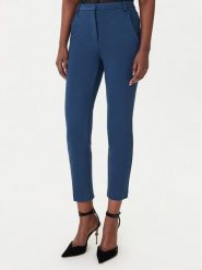 Patrizia Pepe Spodnie materiałowe 8P082/ A715 Niebieski Slim Fit. Niebieskie spodnie materiałowe damskie Patrizia Pepe, bez wzorów, z materiału. Za 1,059.00 zł.
