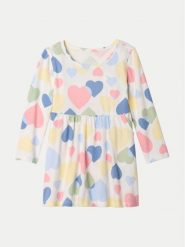 Gap Sukienka codzienna 646806-03 Czerwony Regular Fit. Czerwone sukienki dla dziewczynek GAP, bez wzorów, z bawełny, bez ramiączek. Za 79.99 zł.