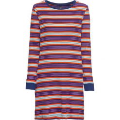 Sukienka shirtowa bonprix kobaltowo-pomarańczowo-czerwony w paski. Niebieskie sukienki damskie bonprix, w paski. Za 74.99 zł.