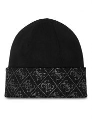 Guess Czapka W5BZ20 Z2NQ2 Czarny. Czarne rękawiczki damskie Guess, na zimę, z aplikacjami, z wiskozy. Za 214.99 zł.