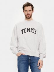 Tommy Jeans Bluza Varsity DM0DM18386 Szary Boxy Fit. Szare bluzy męskie Tommy Jeans, m, bez wzorów, z bawełny, bez kaptura. Za 249.99 zł.