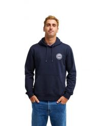 Bluza z kapturem dla Mężczyzn DUALITY Niebieski. Niebieskie bluzy męskie Quiksilver, m, bez wzorów, z bawełny, z kapturem. Za 279.99 zł.