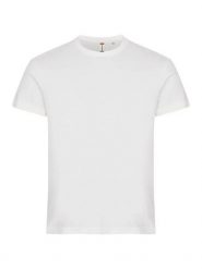 Clique Basic-T T‑shirt męska bawełniana, dopasowany krój – Offwhite. Białe t-shirty męskie CLIQUE, m, bez wzorów, z bawełny, bez kołnierzyka. Za 81.37 zł.