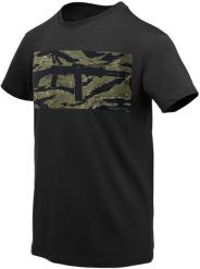 Helikon-Tex T-Shirt (RPD) - Black/Tiger Stripe. Czarne t-shirty męskie HELIKON-TEX, m, bez wzorów, bez kołnierzyka. Za 92.25 zł.