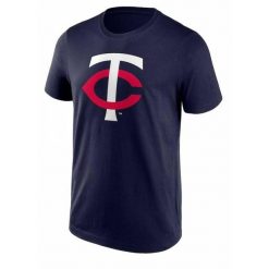 T-Shirt MLB Minnesota Twins New Era Bleu marine. Niebieskie t-shirty męskie New Era, l, bez wzorów, z materiału, klasyczne, bez kołnierzyka. Za 126.50 zł.