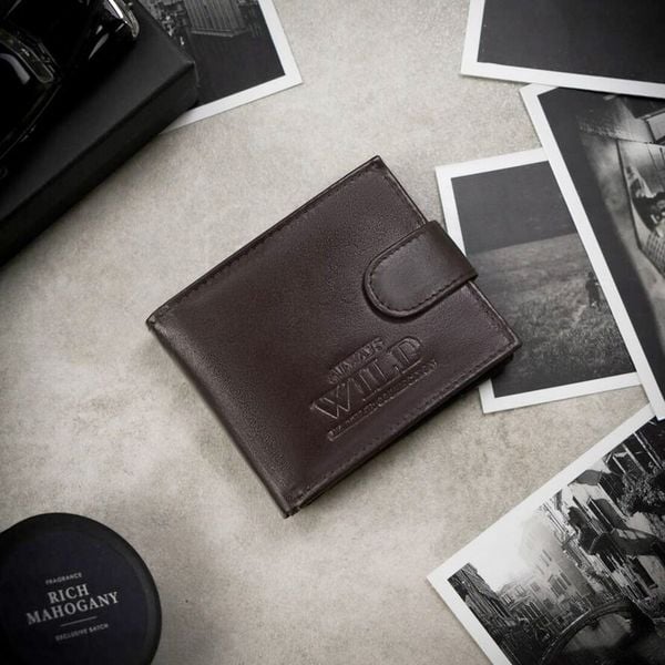 Always Wild Skórzany męski portfel Wild N0035L-P-SCR NoSize. Portfele męskie Always Wild, bez wzorów. Za 73.75 zł.