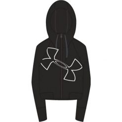 Under Armour Bluza damska Big Logo WM FZ Hoodie czarna r. L (1320609-001). Bluzy damskie marki Under Armour. Za 156.53 zł.